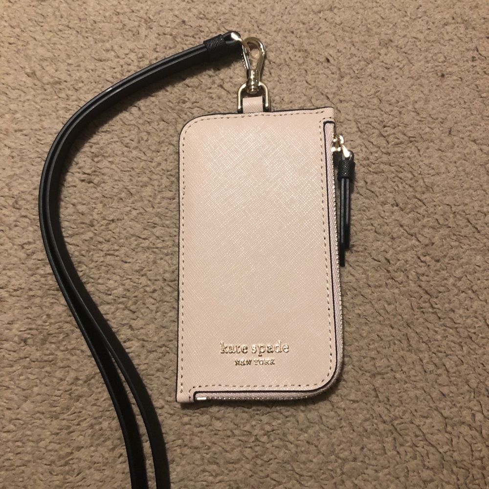 🚫sold🚫Kate Spade Card Lanyard/Holder
